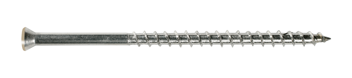 Simpson Strong-Tie S07225FTBTN Trim-Head Screw, 6-Lobe Drive — #7 x 2-1/4 in. T15 Type 305, Tan (1750-Qty)