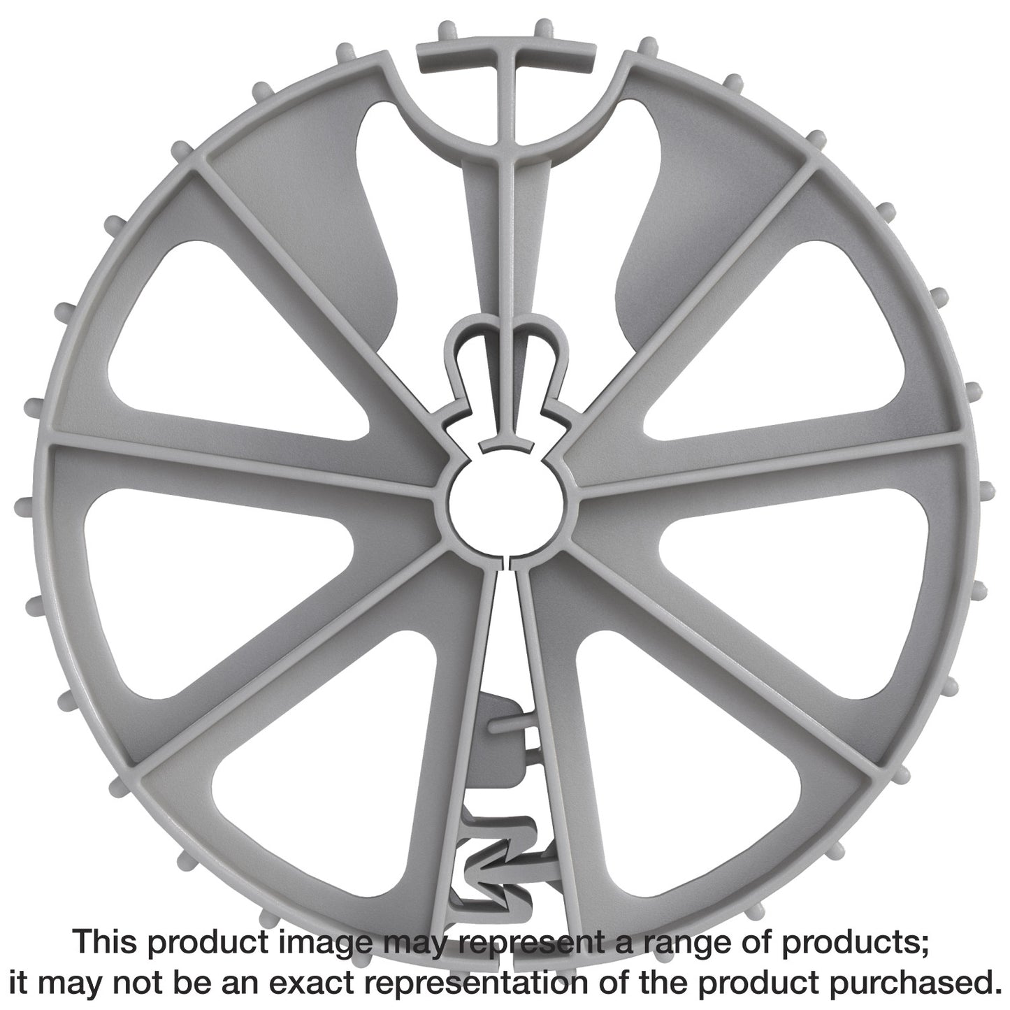 Simpson Strong-Tie 4QLPW Quick-Lock® Pier Wheel — 5-in. O.D., 2-in. Cover, #3–#7 Rebar Size (90-Qty) (Pack of 25)