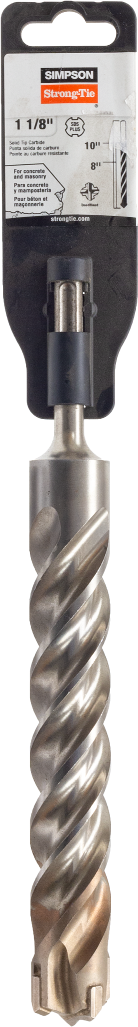Simpson Strong-Tie MDPL11210Q 1-1/8 in. x 10 in. SDS-plus® Quad-Head Shank Drill Bit (Pack of 20)
