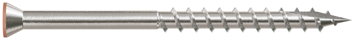 Simpson Strong-Tie T07225FTBTN03 Trim-Head Screw, 6-Lobe Drive — #7 x 2-1/4 in. T15 Type 316, Tan 03 (1750-Qty)
