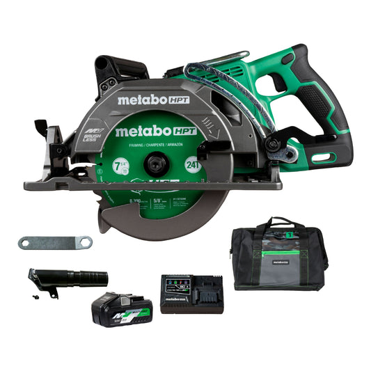 Metabo HPT C3607DWAM 7-1/4 Inch Rear Handle Circular Saw 