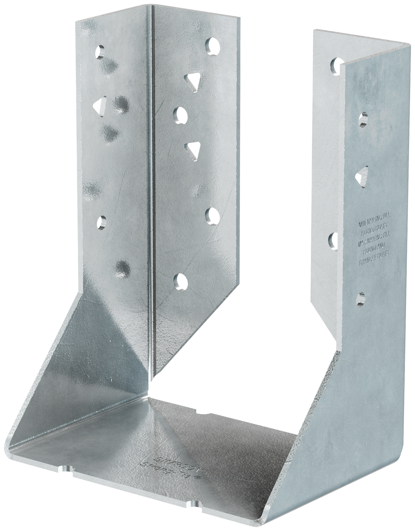 Simpson Strong-Tie HUC46SS HUC Stainless-Steel Face-Mount Concealed-Flange Joist Hanger for 4x6