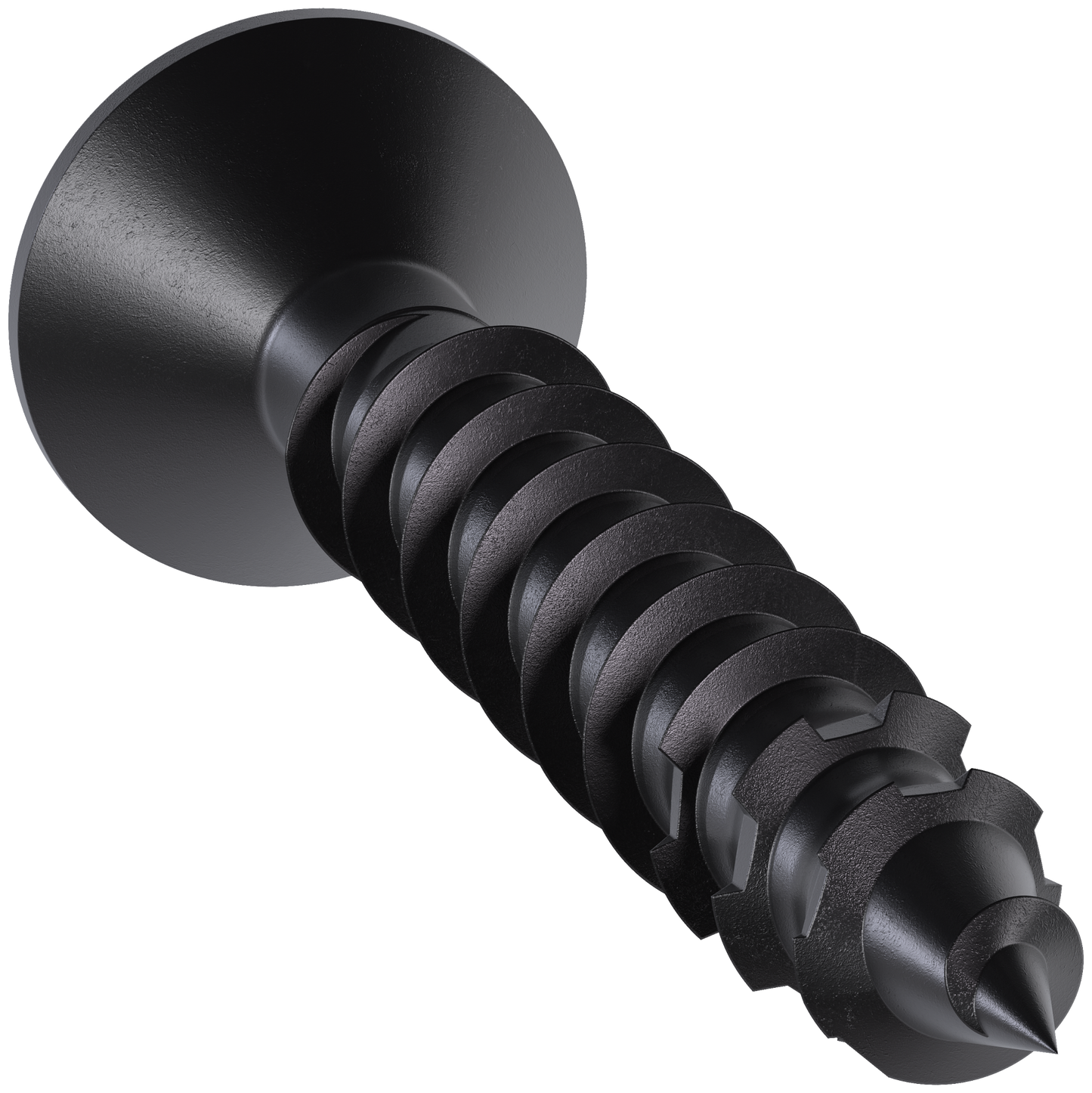 Simpson Strong-Tie TNTBL25134TF Titen Turbo™ — 1/4 in. x 1-3/4 in. 6-Lobe Flat-Head Concrete and Masonry Screw, Black (100-Qty)
