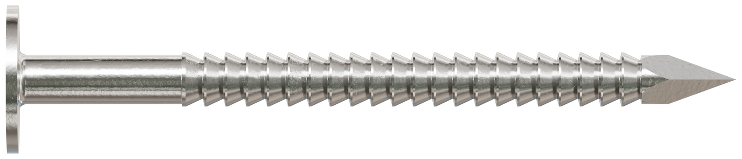 Simpson Strong-Tie S511ARN5 Roofing Nail, Annular Ring Shank — 1-3/4 in. x .120 in. Type 304 Stainless Steel (5 lb.) (Pack of 300)