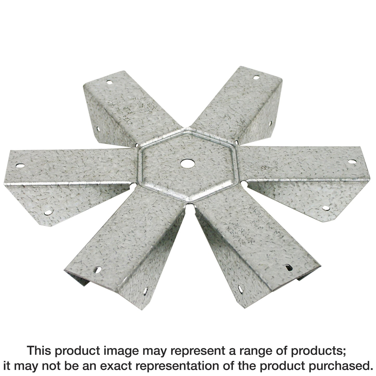 Simpson Strong-Tie GT6Z GT ZMAX® Galvanized 18-Gauge Gazebo Tie for 6-2x Rafters, Center