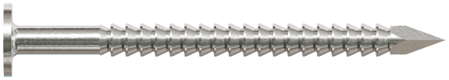 Simpson Strong-Tie S3ACN1 Common Nail, Annular Ring Shank — 1-1/4-in. x .083-in. Type 304 Stainless Steel (1 lb.) (Pack of 10)