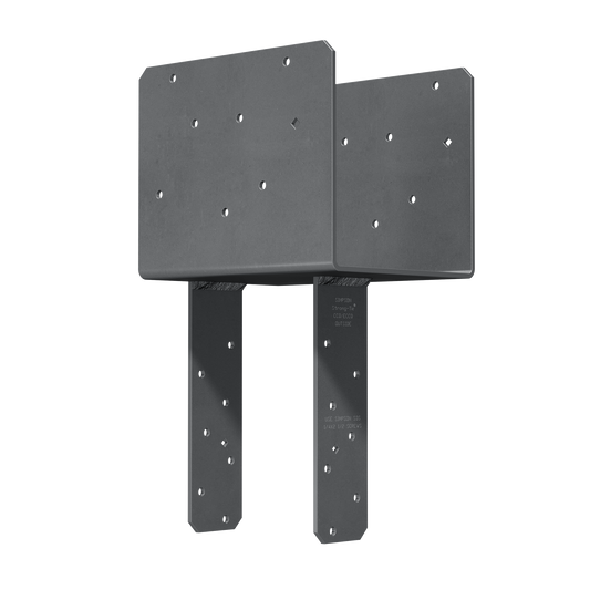 Simpson Strong-Tie ECCQ7.1-4SDS2.5 ECCQ™ End Column Cap for 7 in. Beam, 4x Post, with Strong-Drive® SDS Screws