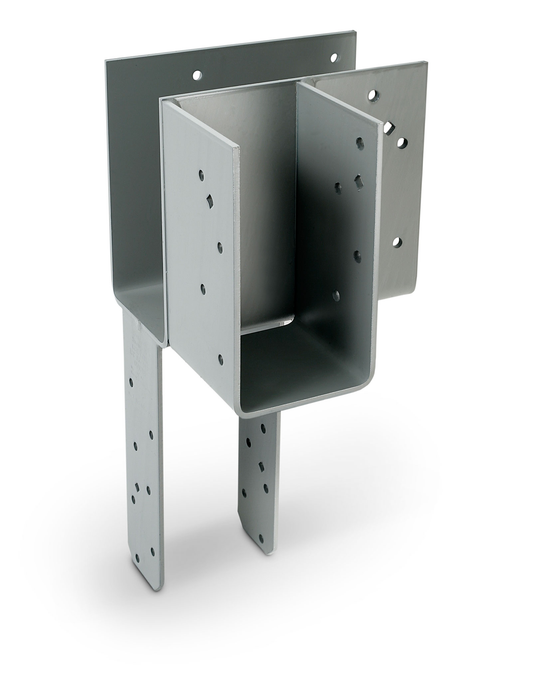 Simpson Strong-Tie ECCLLQ666SDSHDG ECCLLQ HDG L-Shape End Column Cap for 6x Beams, 6x Post w/ SDS Screws, Skewed Left (Pack of 60)