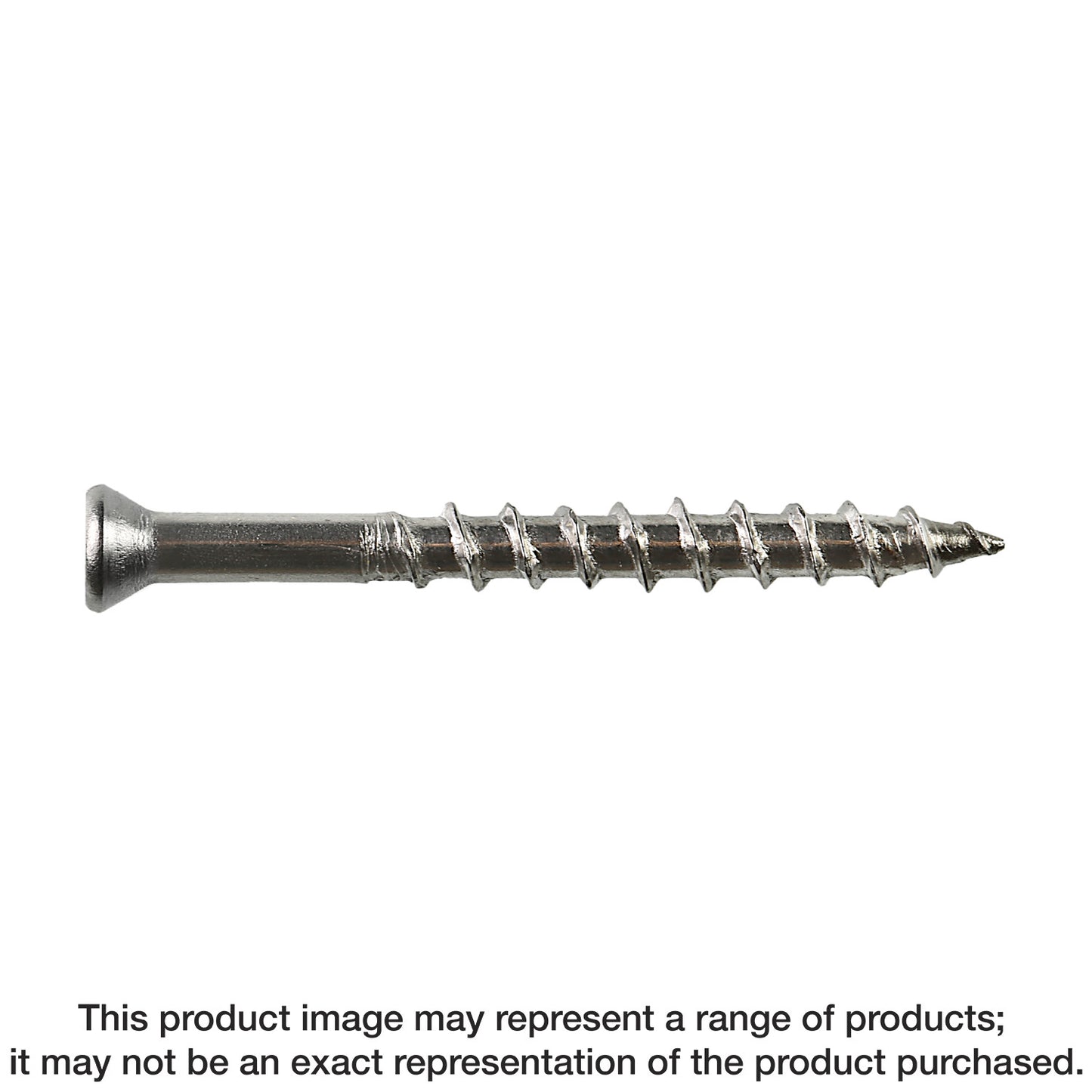 Simpson Strong-Tie S10150WP1 Deck-Drive™ DWP WOOD SS Screw — #10 x 1-1/2 in. T-25, Flat Head, Type 305 (1 lb.) (Pack of 800)