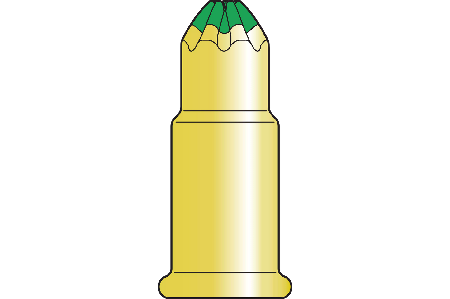 Simpson Strong-Tie P22AC3-RC25 P22AC 0.22-Caliber “A” Single-Shot Crimp Load, LVL 3, Green (25-Qty) (Pack of 8)