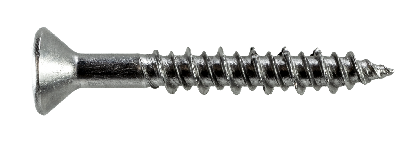 Simpson Strong-Tie T08J125FX-RP15 Marine Screw, Flat Head — #8 x 1-1/4 in. #2 Phillips Drive, Type 316 (15-Qty) (Pack of 3240)