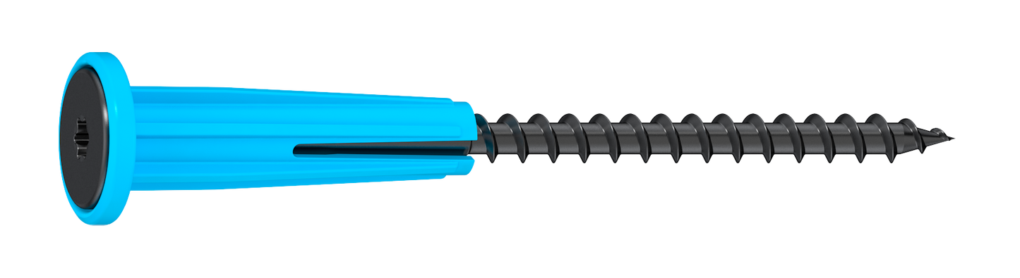 Simpson Strong-Tie SDPW14312MB Strong-Drive® SDPW™ DEFLECTOR Screw — 0.140 in. x 3-1/2 in. T25, 6-Lobe, E-Coat® (500-Qty) (Pack of 40)