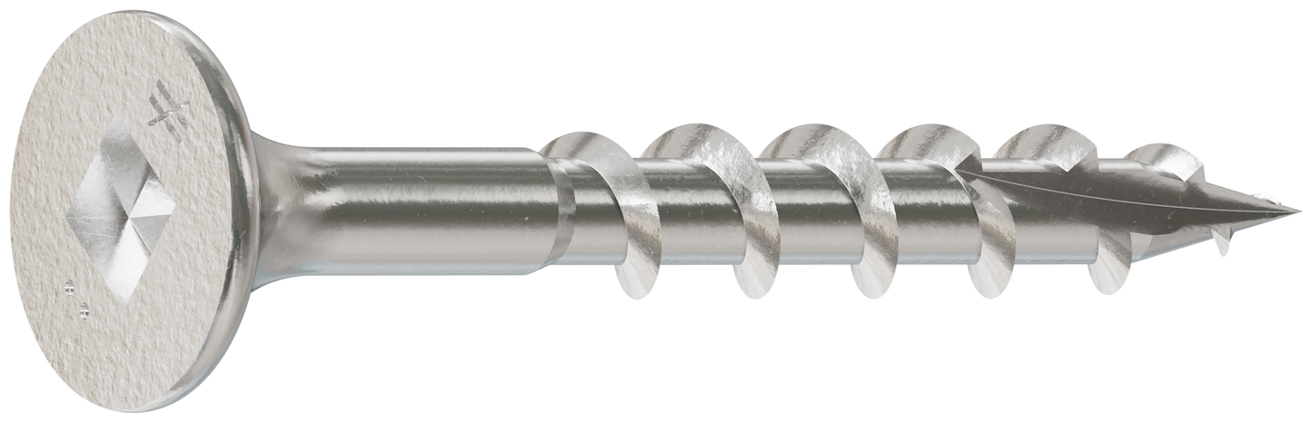Simpson Strong-Tie S06125D100 Bugle-Head Wood Screw, Square Drive — #6 x 1-1/4 in. #2 Square, Type 305 (100-Qty) (Pack of 20)