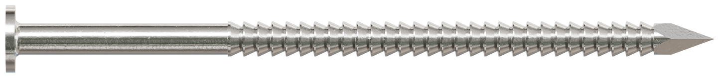 Simpson Strong-Tie T8KRB Premium Siding Nail — 2-1/2-in. x 1/4-in. Head Dia., Type 316 Stainless Steel (25 lb.) (Pack of 64)