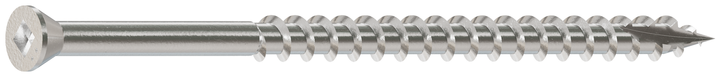 Simpson Strong-Tie S07300FB1 Trim-Head Screw, Square Drive — #7 x 3 in. #1 SQ, Type 305 (1 lb.) (Pack of 800)