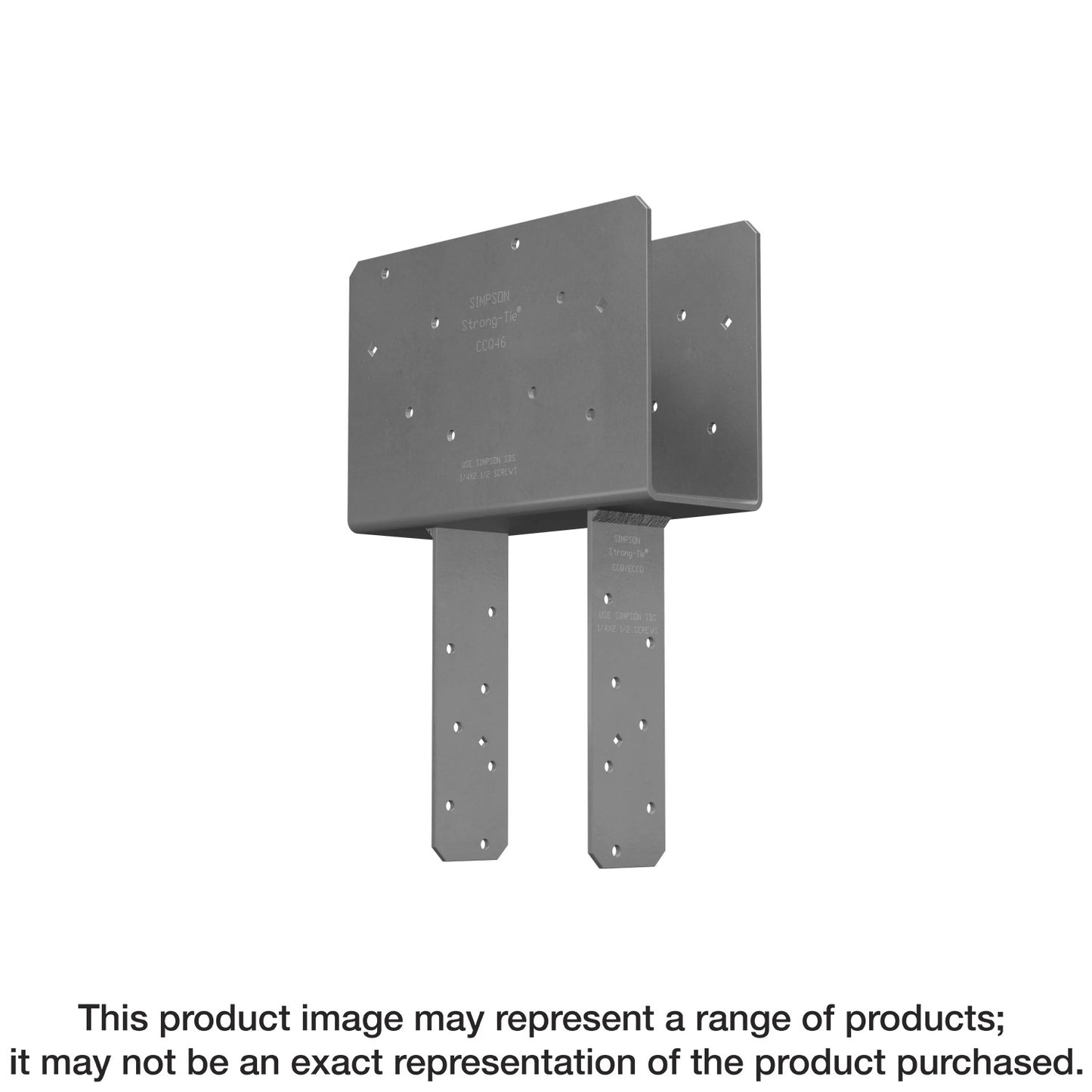 Simpson Strong-Tie CCQ48SDS2.5 CCQ™ Column Cap for 4x Beam, 8x Post with Strong-Drive® SDS Screws