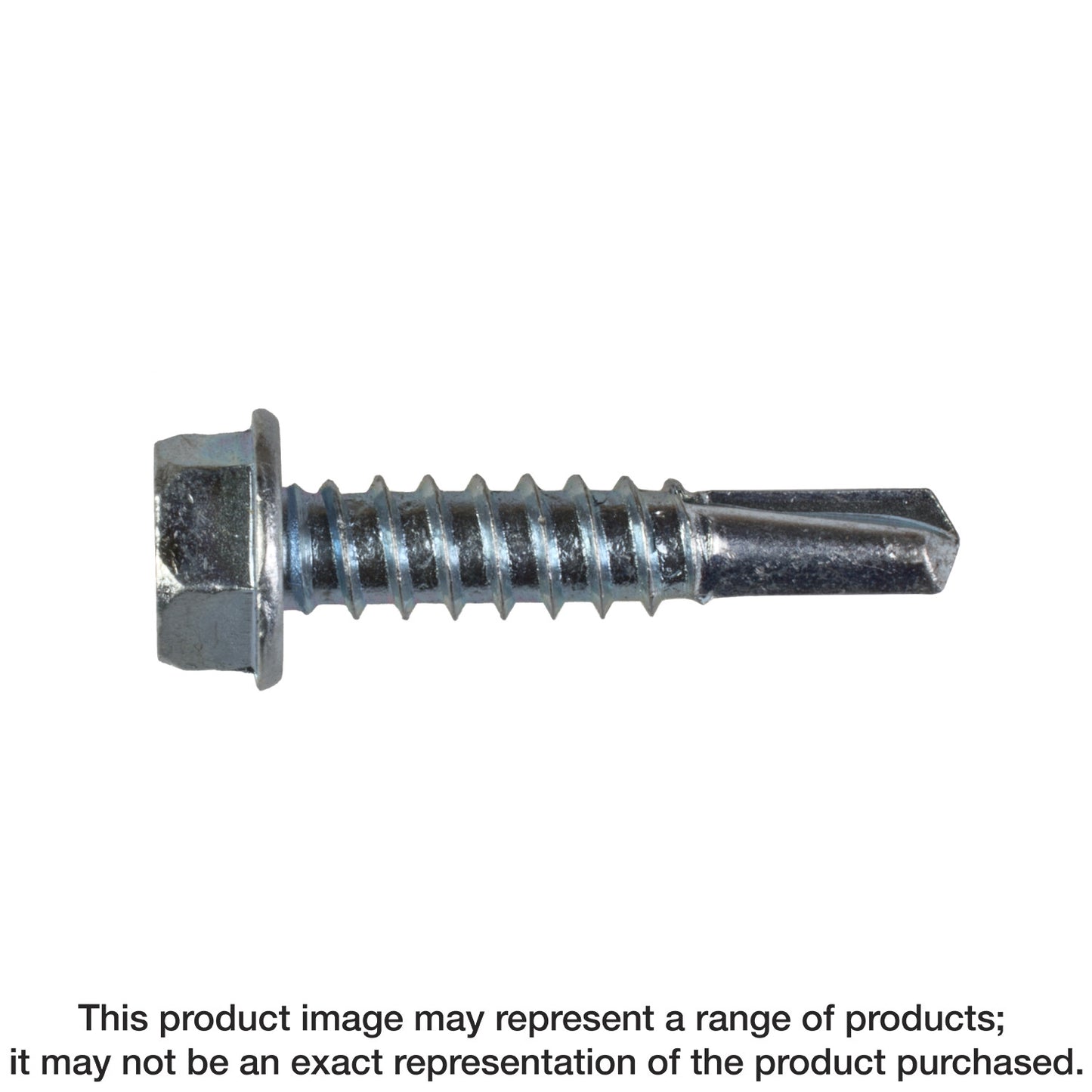 Simpson Strong-Tie X1S1016 Strong-Drive® Self-Drilling X Metal Screw (Collated) — #10 x 1 in. 5/16 Hex, Clear Zinc (1500-Qty)