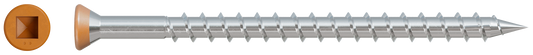 Simpson Strong-Tie DTH212S305TN04 Trim-Head Screw — Sharp Point (Collated) — #7 x 2-1/2 in. #2 Square Type 305 Tan 04 (1000-Qty)