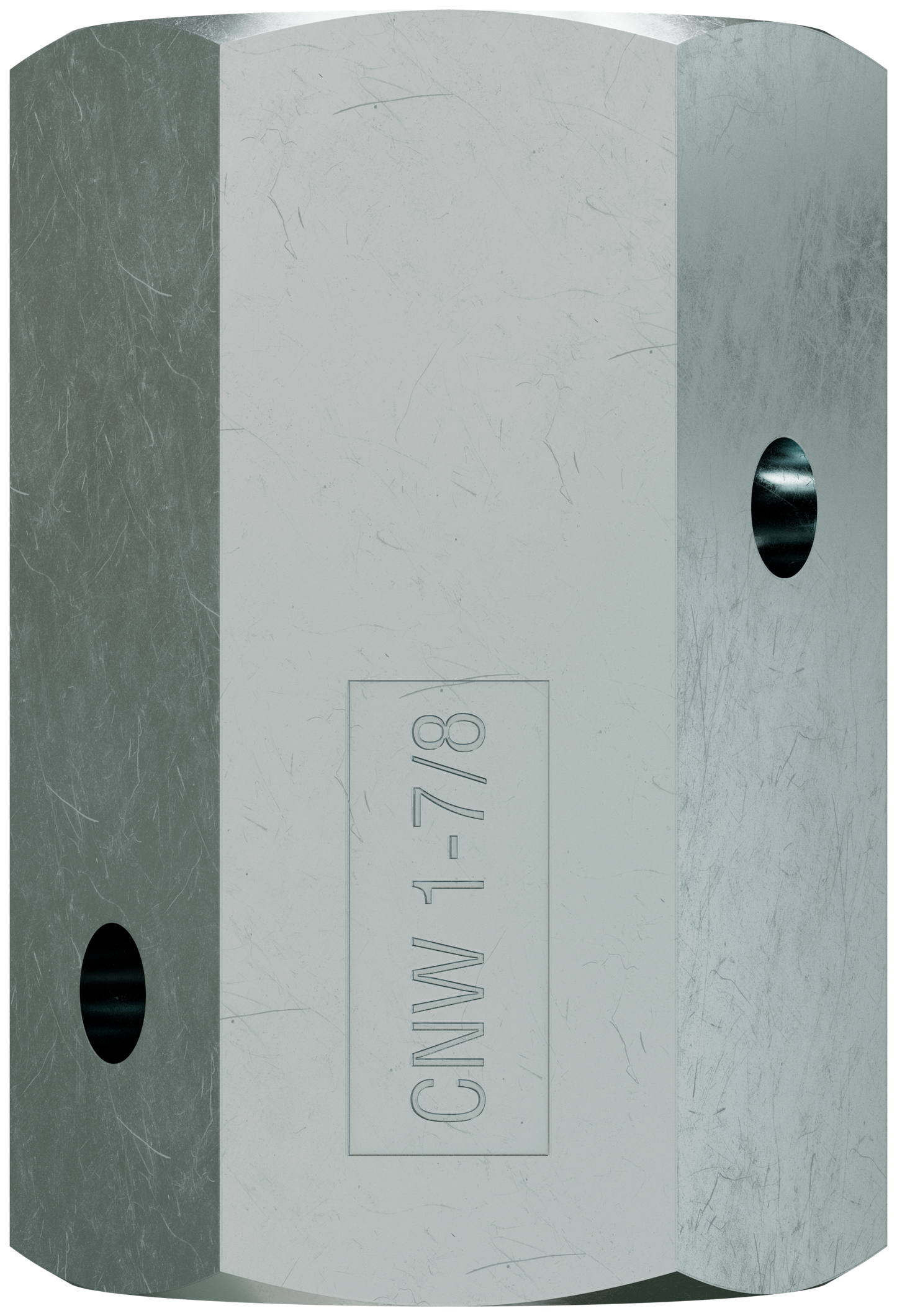 Simpson Strong-Tie CNW1-7/8 CNW 1 in. to 7/8 in. Coupler Nut with Witness® Hole