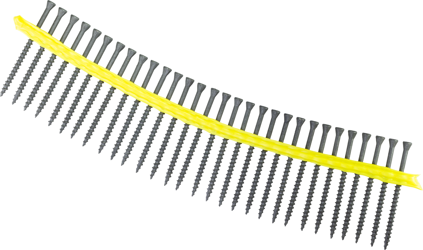 Simpson Strong-Tie DTHQ3S Trim-Head Screw, Type-17 Point — #8 x 3 in. #2U Square Drive, Quik Guard® (1000-Qty)