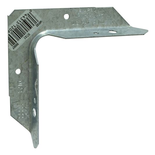 Simpson Strong-Tie RTA1 RTA 18-Gauge Rigid Tie® Angle for 1x1 Joist/Post (Pack of 50)