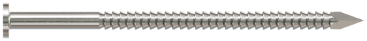 Simpson Strong-Tie S10ACN1 Common Nail, Annular Ring Shank — 3-in. x .148-in. Type 304 Stainless Steel (1 lb.)