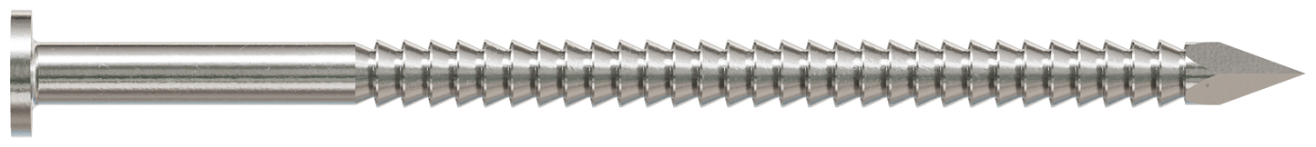 Simpson Strong-Tie S10ACN1 Common Nail, Annular Ring Shank — 3-in. x .148-in. Type 304 Stainless Steel (1 lb.) (Pack of 10)