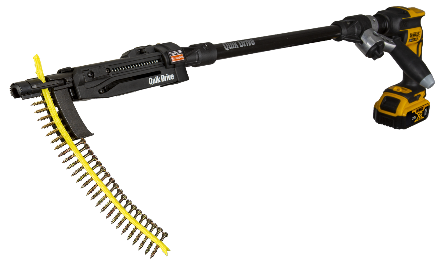 Simpson Strong-Tie PRO200SG2C2K Quik Drive® Cordless PRO200S Multi-Purpose System w/ DeWalt® 2500 RPM Screwdriver Motor (Pack of 60)