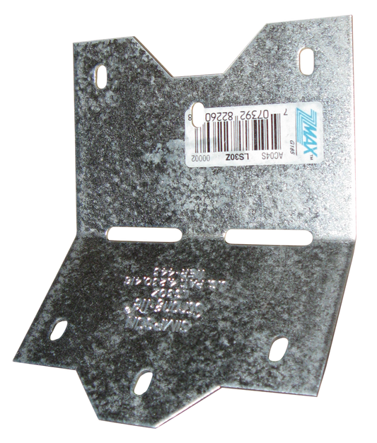 Simpson Strong-Tie LS30Z LS 3-3/8 in. 18-Gauge ZMAX® Galvanized Adjustable L Angle