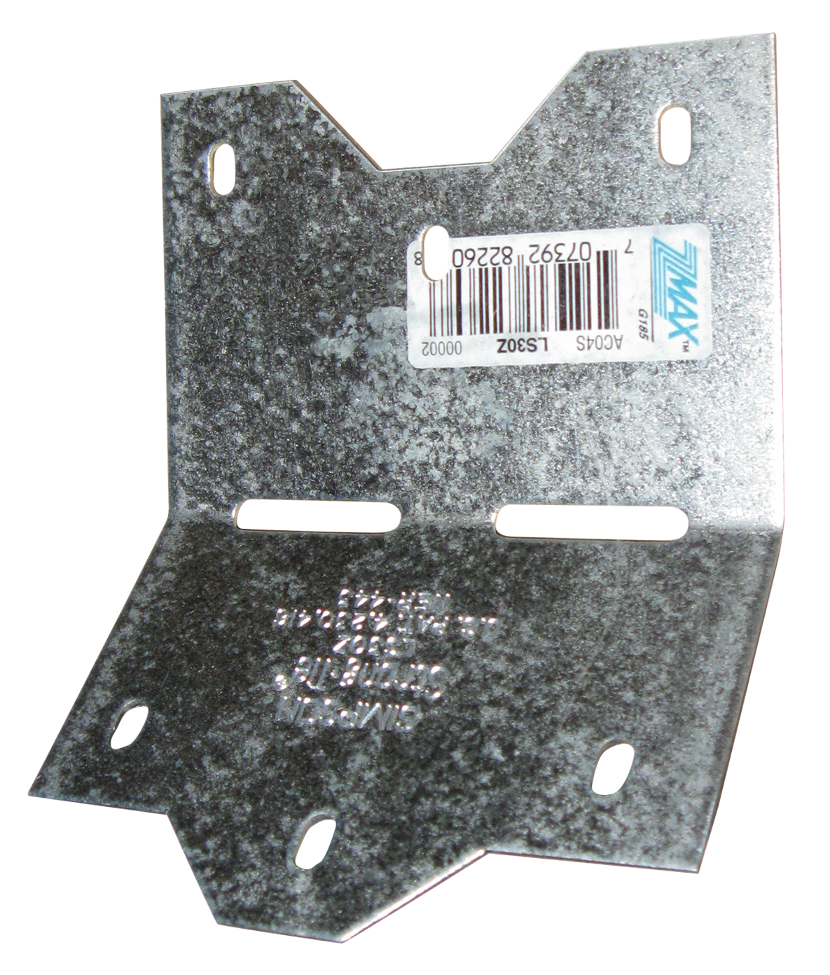 Simpson Strong-Tie LS30Z LS 3-3/8 in. 18-Gauge ZMAX® Galvanized Adjustable L Angle (Pack of 100)