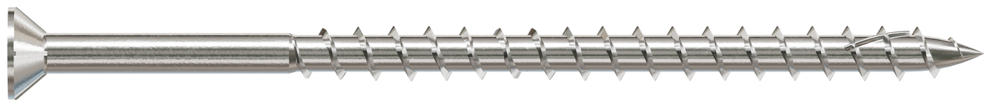 Simpson Strong-Tie T10350WP1 Deck-Drive™ DWP WOOD SS Screw — #10 x 3-1/2 in. T-25, Flat Head, Type 316 (1 lb.) (Pack of 800)