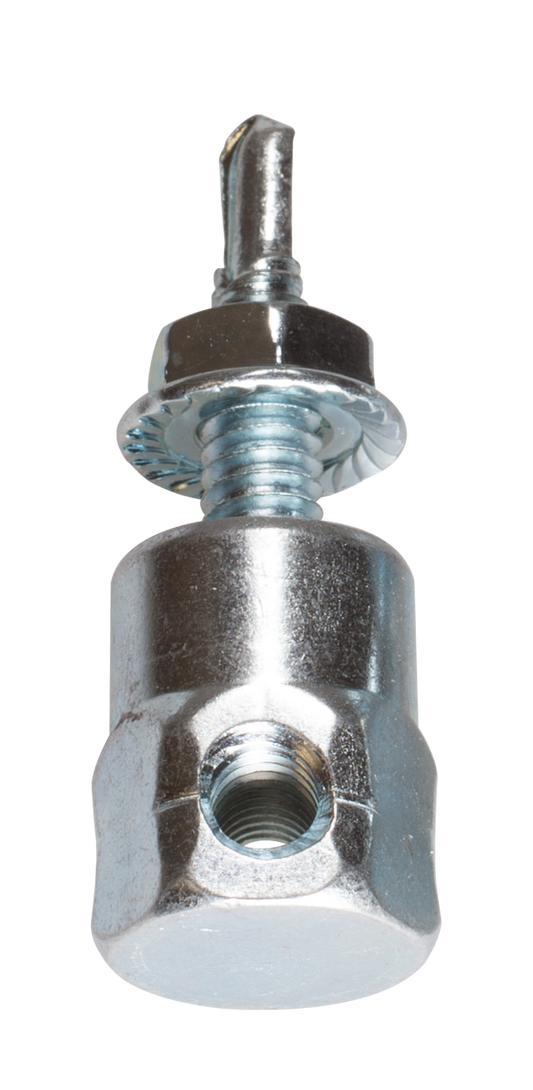 Simpson Strong-Tie RSH25100N Steel Rod Hanger 1/4 in. x 1 in. Horizontal Threaded Anchor for 1/4 in. Rod w/ Nut (25-Qty) (Pack of 10)