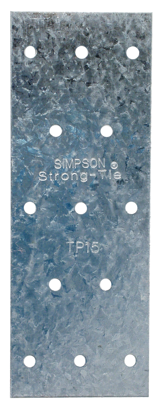 Simpson Strong-Tie TP15 TP 1-13/16 in. x 5 in. 20-Gauge Galvanized Tie Plate (Pack of 150)