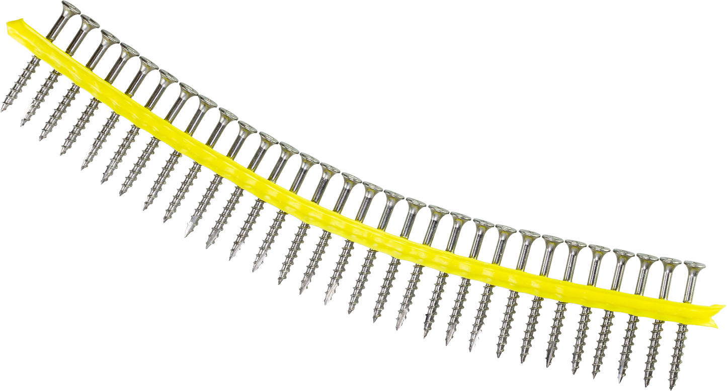 Simpson Strong-Tie SSWSC2BS SSWSCB Roofing Tile Screw (Collated) — #8 x 2 in. #2 Square, Type 305 (2000-Qty)