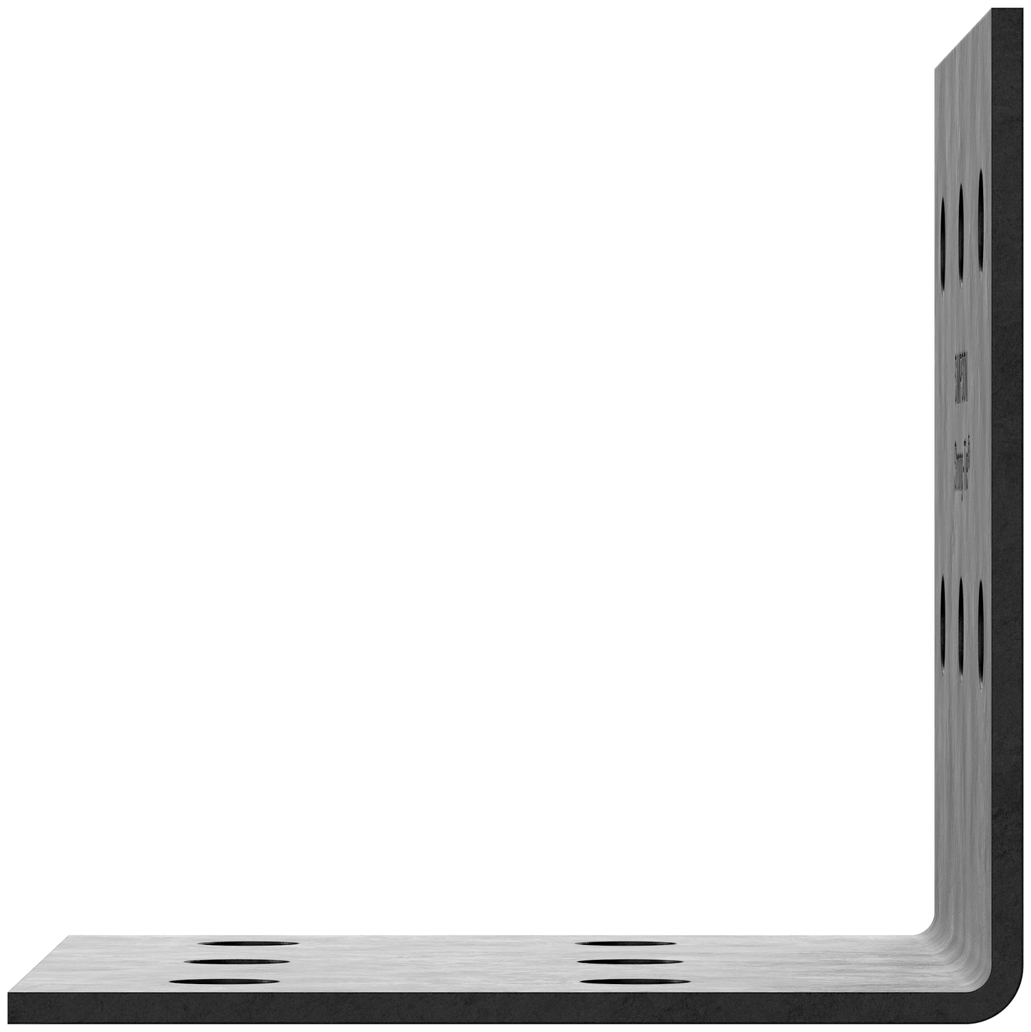 Simpson Strong-Tie HL79PC HLPC 7-1/4 in. x 9 in. Black Powder-Coated Ornamental Heavy Angle