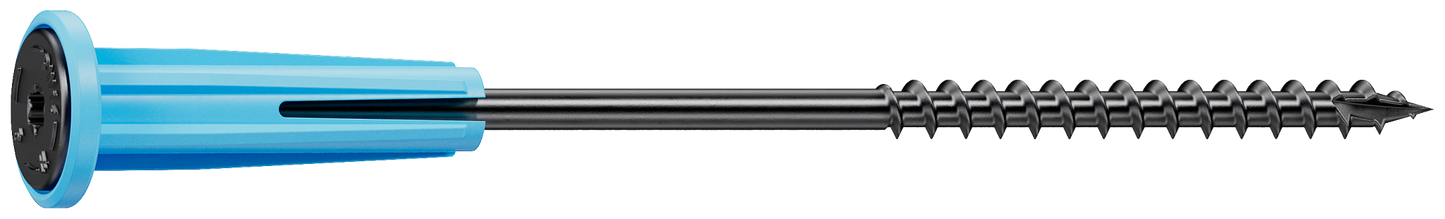 Simpson Strong-Tie SDPW14500S-R50 Strong-Drive® SDPW™ DEFLECTOR Screw — 0.140 in. x 5 in. T25, 6-Lobe, E-Coat®, Short Sleeve (50-Qty) (Pack of 6)
