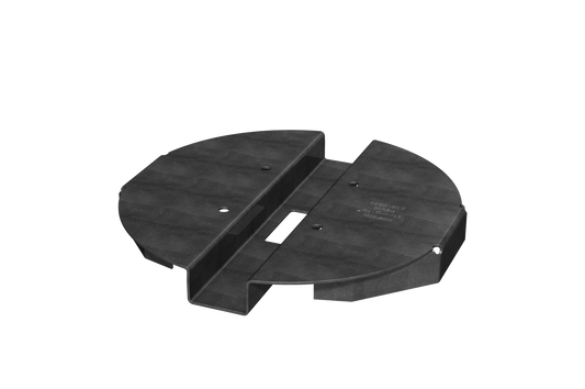 Simpson Strong-Tie PBV6PC PBV 6-in. Black Powder-Coated Hidden Standoff Post Base for Viga Post (Pack of 10)
