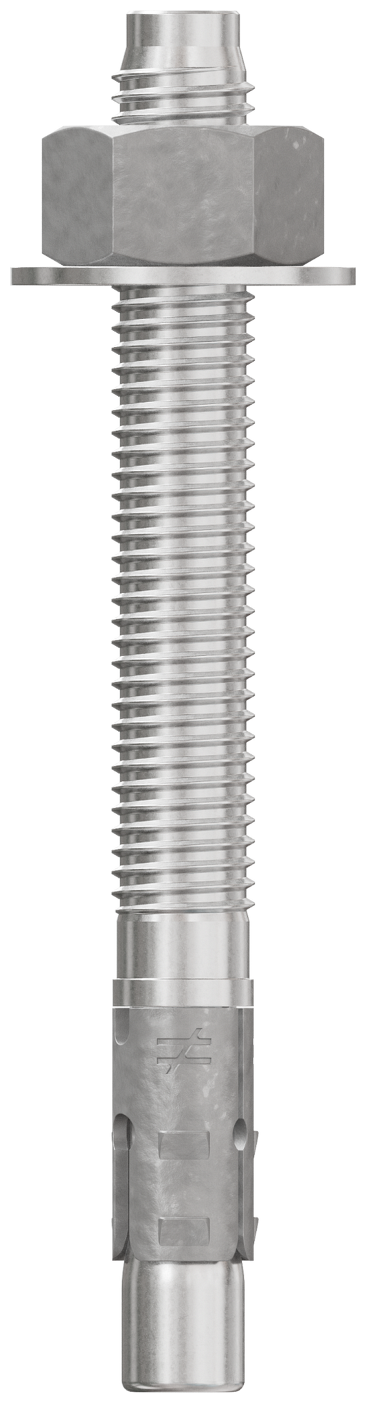Simpson Strong-Tie STB2-62600S6F20 Strong-Bolt® 2 — 5/8 in. x 6 in. Type 316 Stainless-Steel Wedge Anchor, Fully Assembled (20-Qty)