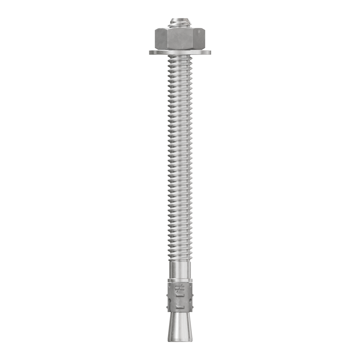 Simpson Strong-Tie STB2-25314S6F100 Strong-Bolt® 2 — 1/4 in. x 3-1/4 in. Type 316 Stainless-Steel Wedge Anchor, Fully Assembled (100-Qty)