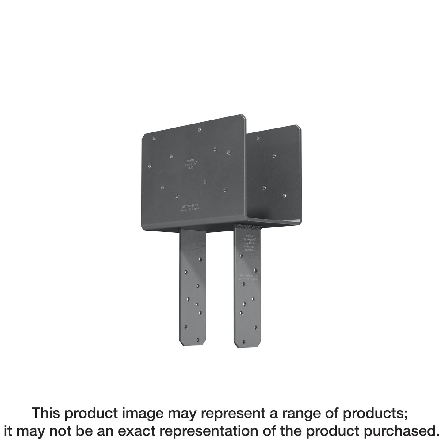 Simpson Strong-Tie CCQ5-4SDS2.5 CCQ™ Column Cap for 5-1/8 in. Beam, 4x Post with Strong-Drive® SDS Screws