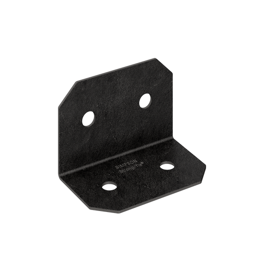 Simpson Strong-Tie APVA6 Outdoor Accents® Avant Collection™ ZMAX®, Black Powder-Coated 90° Angle for 6x