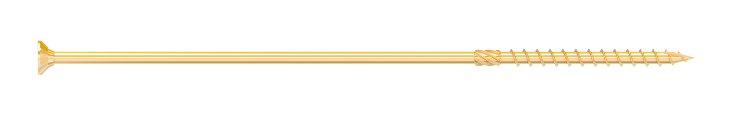 Simpson Strong-Tie SDCP221100 Strong-Drive® SDCP TIMBER-CP Screw — 0.315-in. x 11-in. T40, Yellow Zinc (250-Qty) (Pack of 39)