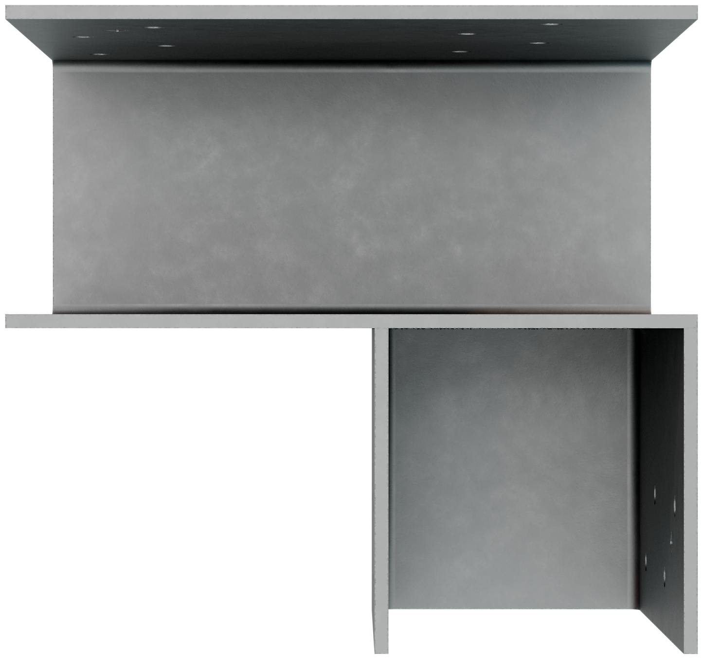 Simpson Strong-Tie ECCLRQ444SDS ECCLRQ L-Shape End Column Cap for 4x Beams, 4x Post w/ SDS Screws, Skewed Right