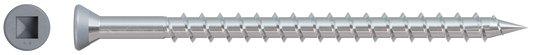 Simpson Strong-Tie DTH212S305GR04 Trim-Head Screw — Sharp Point (Collated) — #7 x 3 in. #2 SQ Type 305, Gray 04 (1000-Qty) (Pack of 100)