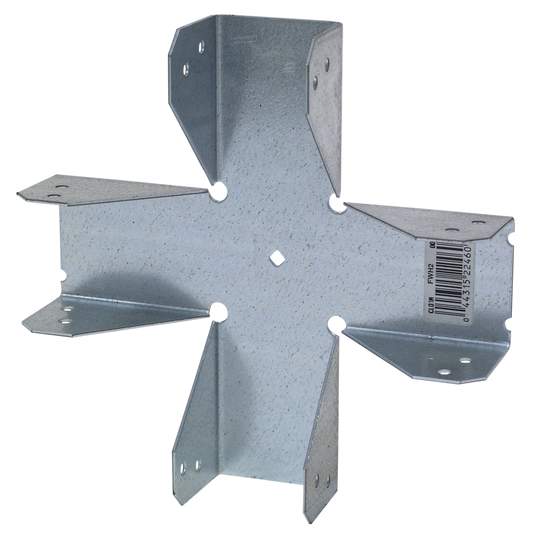 Simpson Strong-Tie FWH2 FWH 18-Gauge Four-Way Connector for 2x (Pack of 25)