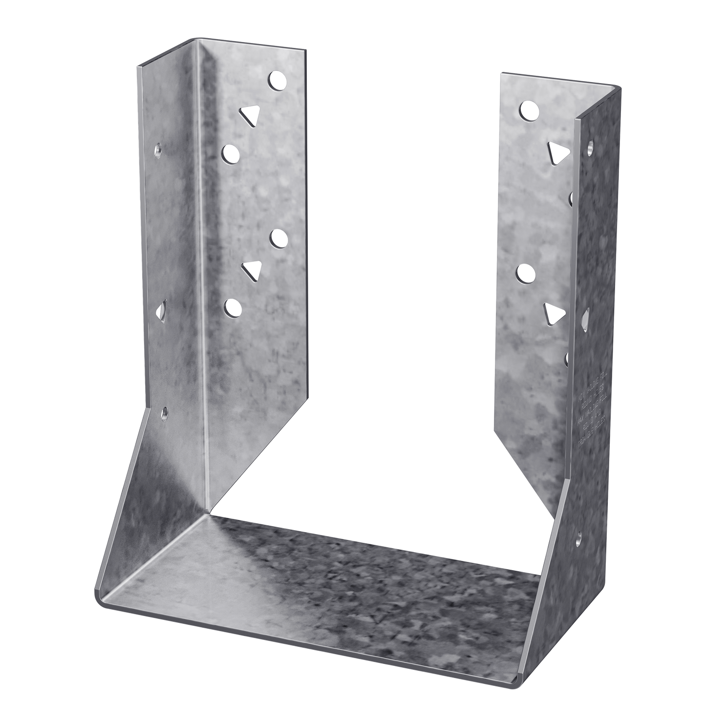 Simpson Strong-Tie HUC26-3 HUC Galvanized Face-Mount Concealed-Flange Joist Hanger for Triple 2x6 (Pack of 25)