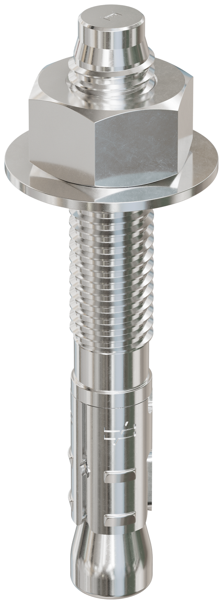 Simpson Strong-Tie STB2-50334S4F25 Strong-Bolt® 2 — 1/2 in. x 3-3/4 in. Type 304 Stainless-Steel Wedge Anchor, Fully Assembled (25-Qty) (Pack of 2)