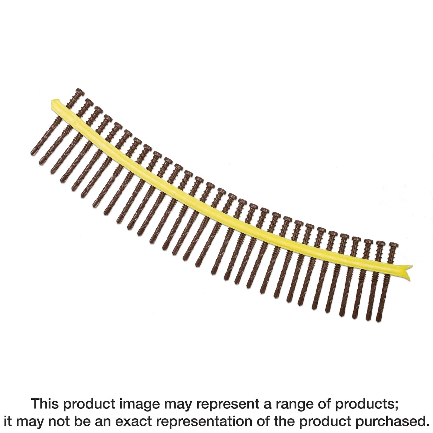 Simpson Strong-Tie DCSD238STN02 Deck-Drive™ DCSD COMPOSITE-TO-STEEL Screw (Collated) — #10 x 2-3/8 in. Quik Guard® Tan 02 (1000-Qty) (Pack of 100)