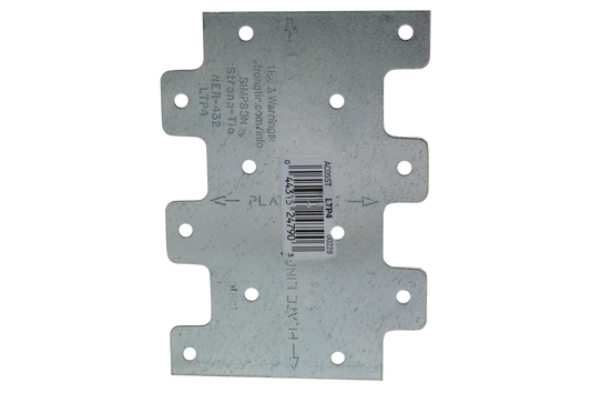 Simpson Strong-Tie LTP4Z LTP 3 in. x 4-1/4 in. ZMAX® Galvanized Lateral Tie Plate