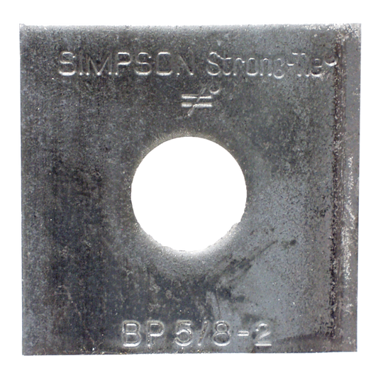Simpson Strong-Tie BP 5/8-2 BP 2 in. x 2 in. Bearing Plate with 5/8 in. Bolt Dia.